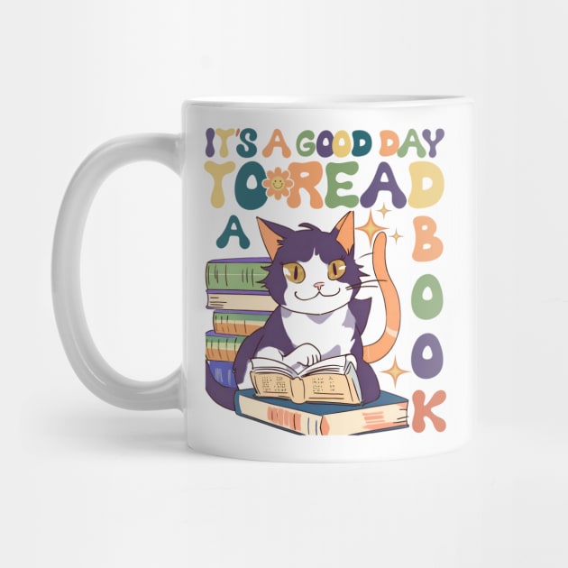 It's a good day to read a book. Cat lovers by TRACHLUIM